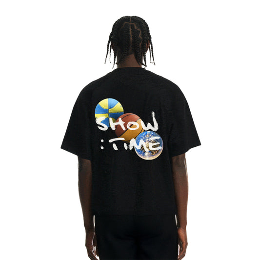 HOOPS SHIRT - MIDNIGHT BLACK