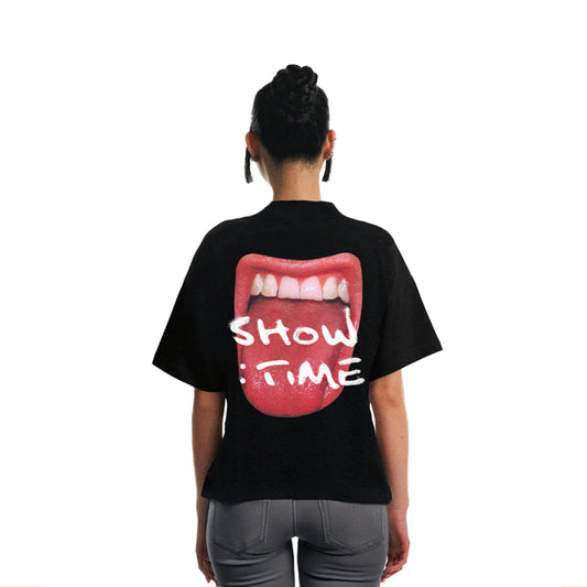 TONGUE SHIRT - MIDNIGHT BLACK