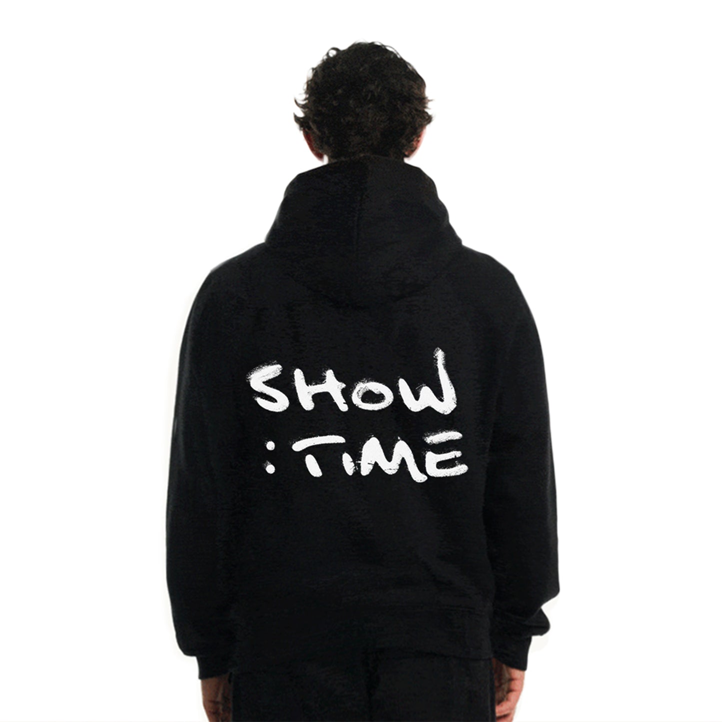 THE ZIPPED HOODIE - MIDNIGHT BLACK