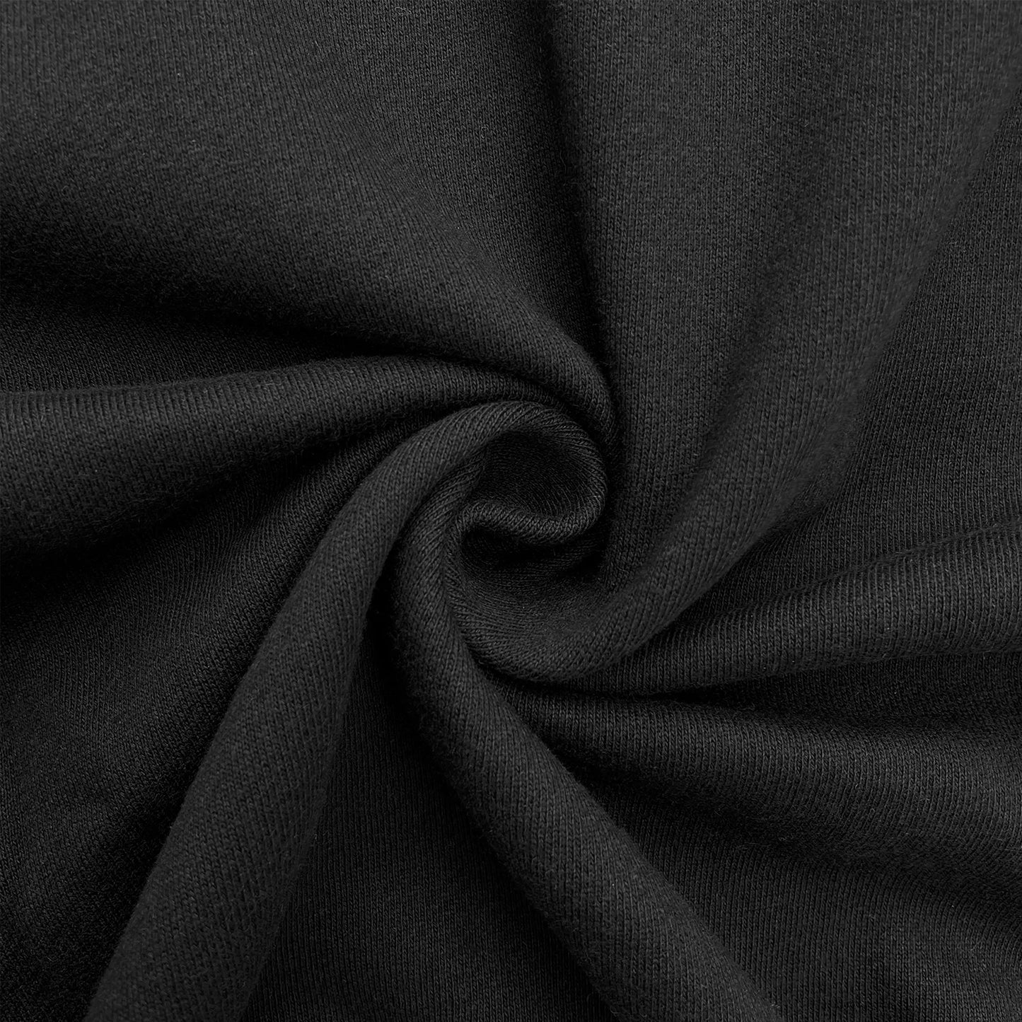 THE ZIPPED HOODIE - MIDNIGHT BLACK