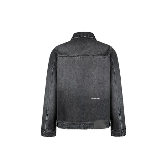 THE FADED JEANS VEST - VINTAGE BLACK